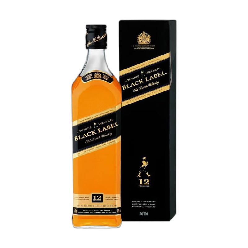 ВИСКИ JOHNNIE WALKER BLACK LABEL 40% 0,75Л BOX
