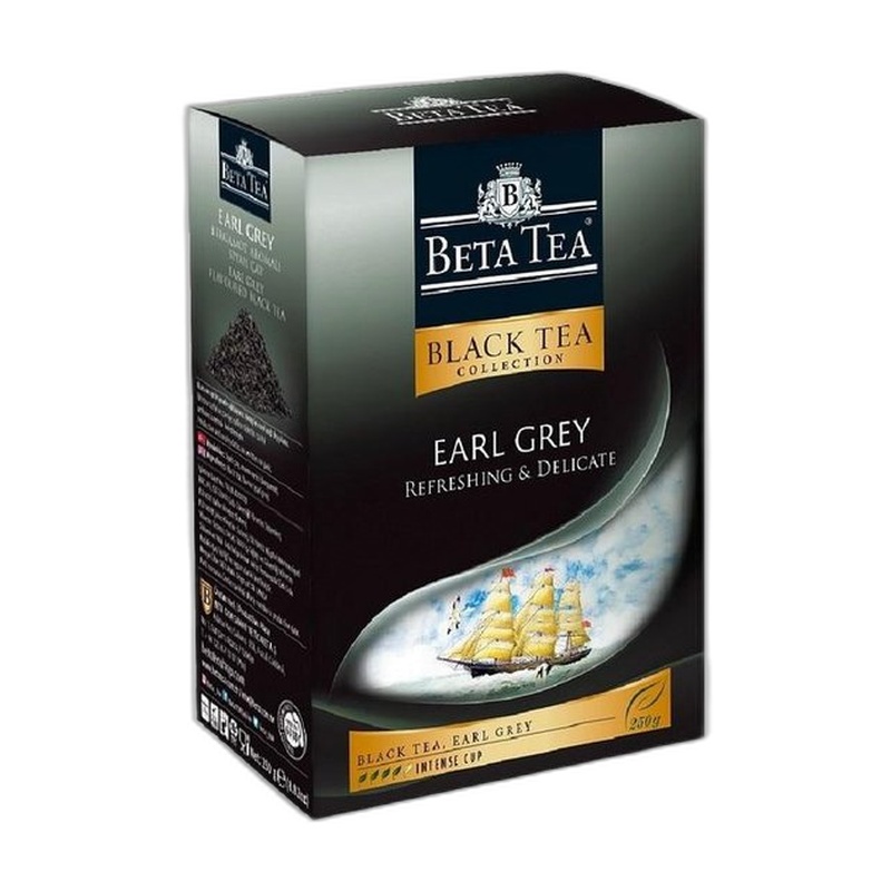 ЧАЙ ЧЕРНЫЙ BETA EARL GREY ЛИСТОВОЙ 250Г