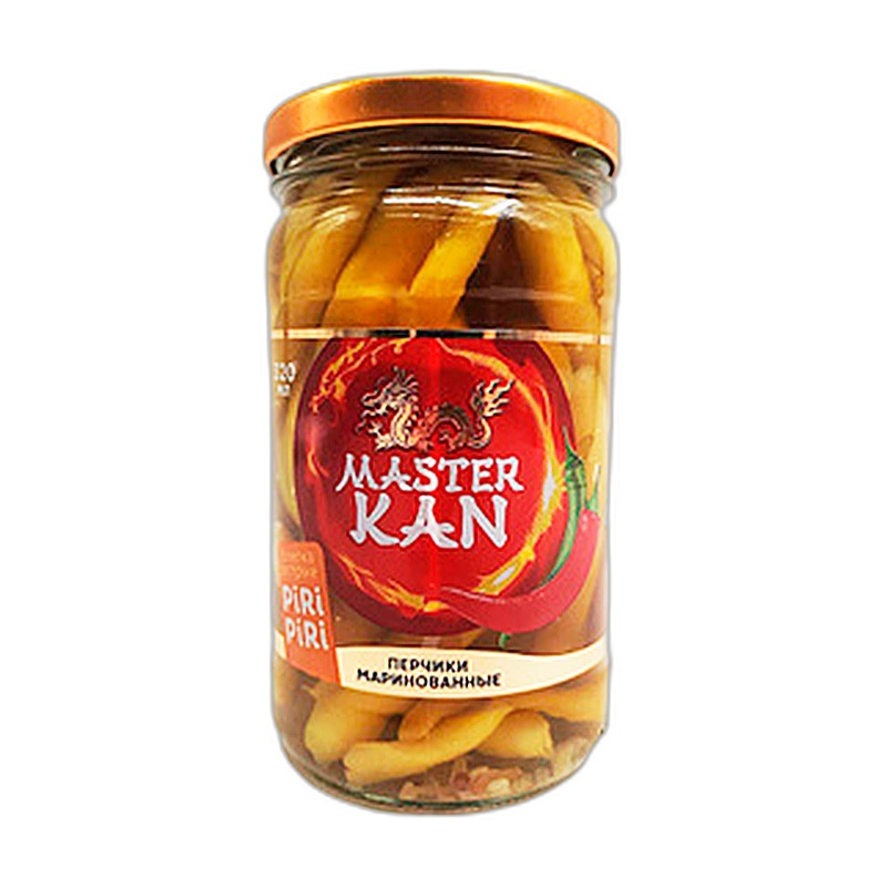 ПЕРЧИКИ MASTER KAN МАРИНОВАННЫЕ ПИРИ-ПИРИ 320МЛ