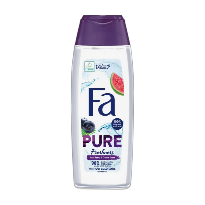 ГЕЛЬ ДЛЯ ДУША FA PURE ORGANIC ЯГОДЫ АСАИ ГУАВА 250МЛ
