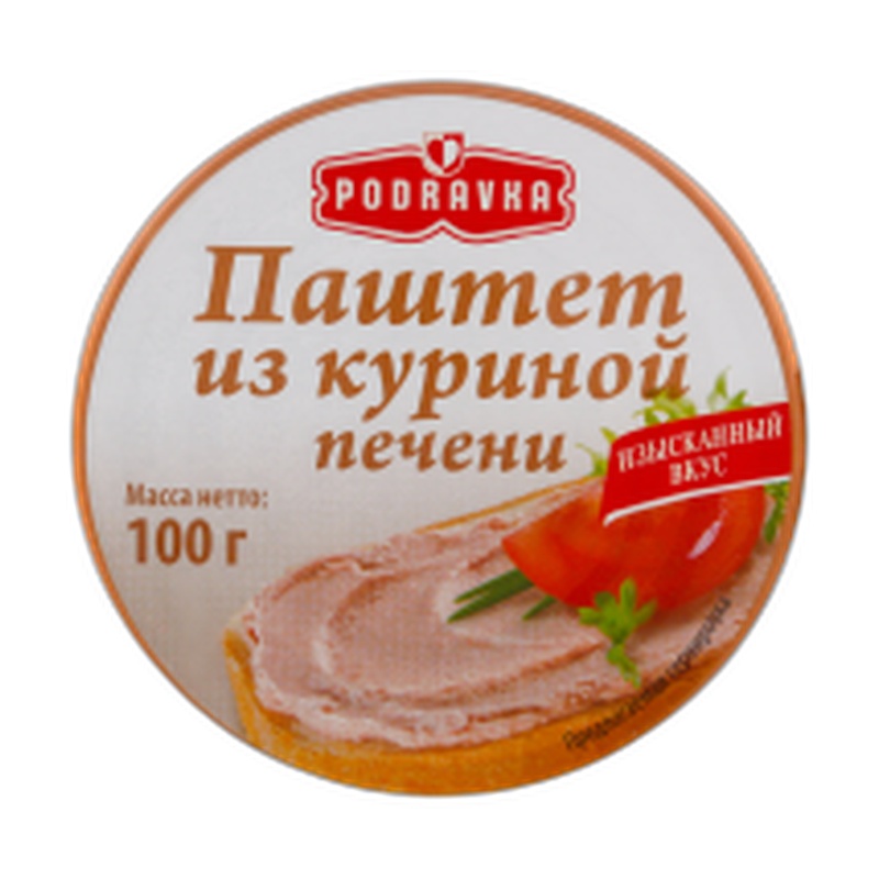 ПАШТЕТ PODRAVKA С КУРИНОЙ ПЕЧЕНЬЮ 100Г Ж/Б