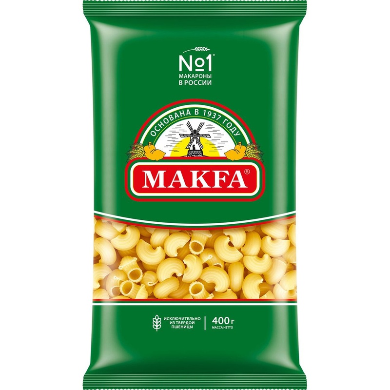 МАКАРОНЫ MAKFA УЛИТКИ 400Г