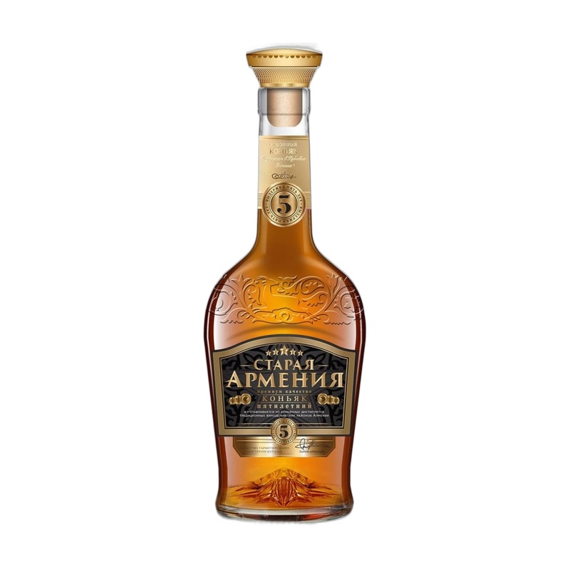 КОНЬЯК СТАРАЯ АРМЕНИЯ 5 YO 40% 0,5Л
