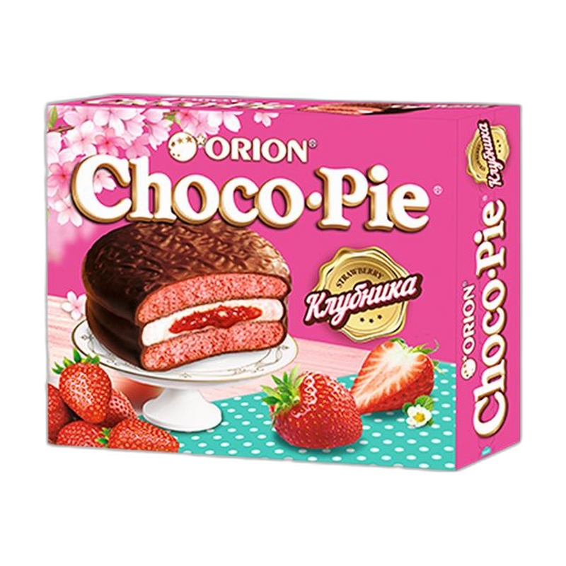 ПЕЧЕНЬЕ CHOCO PIE КЛУБНИКА 360Г
