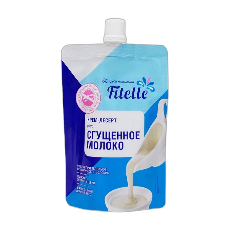 КРЕМ-ДЕСЕРТ FITELLE СГУЩЕННОЕ МОЛОКО 100Г