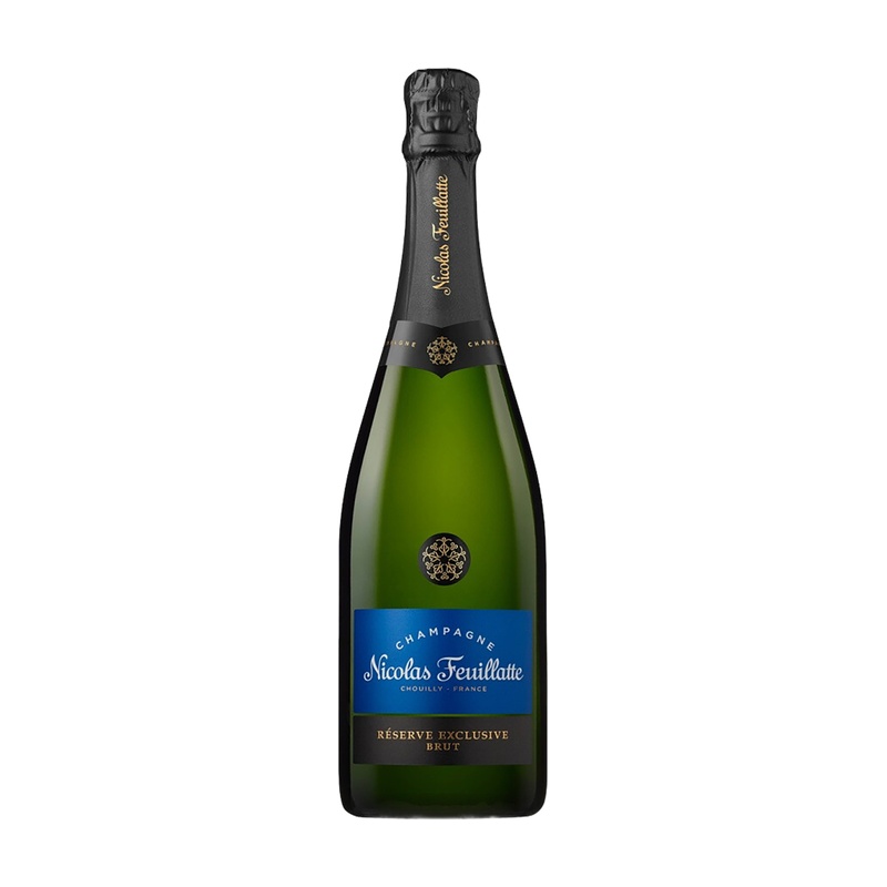 ШАМПАНСКОЕ NICOLAS FEUILLATTE BRUT БЕЛОЕ СУХОЕ 12% 0,75Л ФРАНЦИЯ