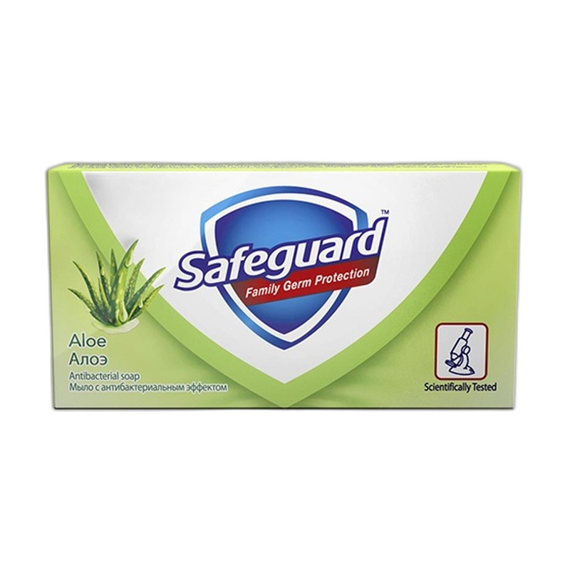 МЫЛО SAFEGUARD НЕЖНЫЙ УХОД АЛОЭ 90Г