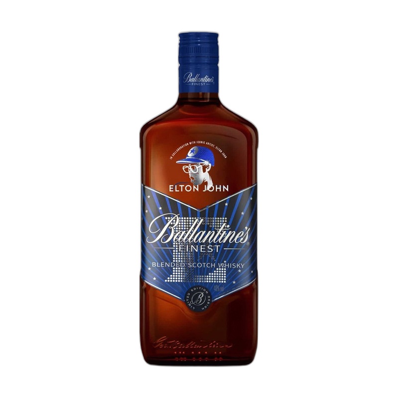 ВИСКИ BALLANTINE'S FINEST ELTON JOHN 40% 0,7Л