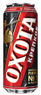ПИВО ОХОТА КРЕПКОЕ 8,1% 0,43Л Ж/Б