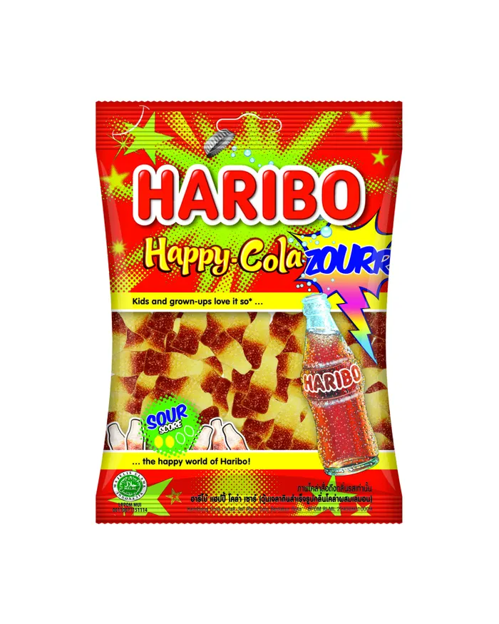 МАРМЕЛАД ЖЕВАТЕЛЬНЫЙ HARIBO HAPPY COLA 80Г