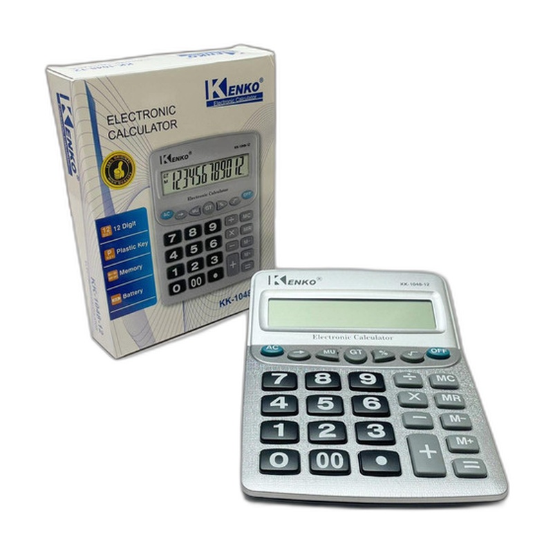 КАЛЬКУЛЯТОР ЭЛЕКТРОННЫЙ KCANVOVI KK1048-12