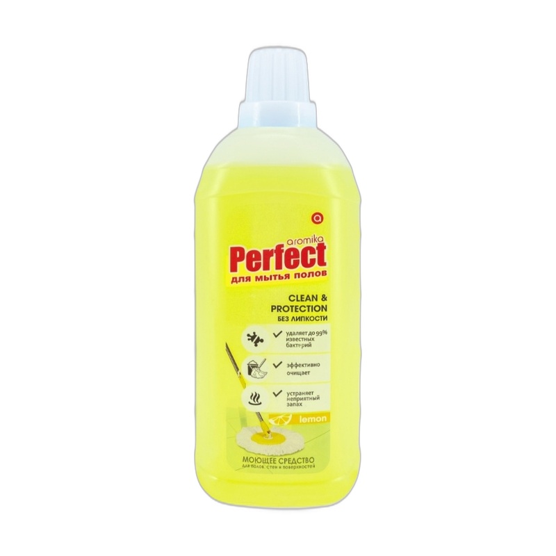 СРЕДСТВО ДЛЯ МЫТЬЯ ПОЛА PERFECT LEMON CLEAN&PROTECTION 1500МЛ