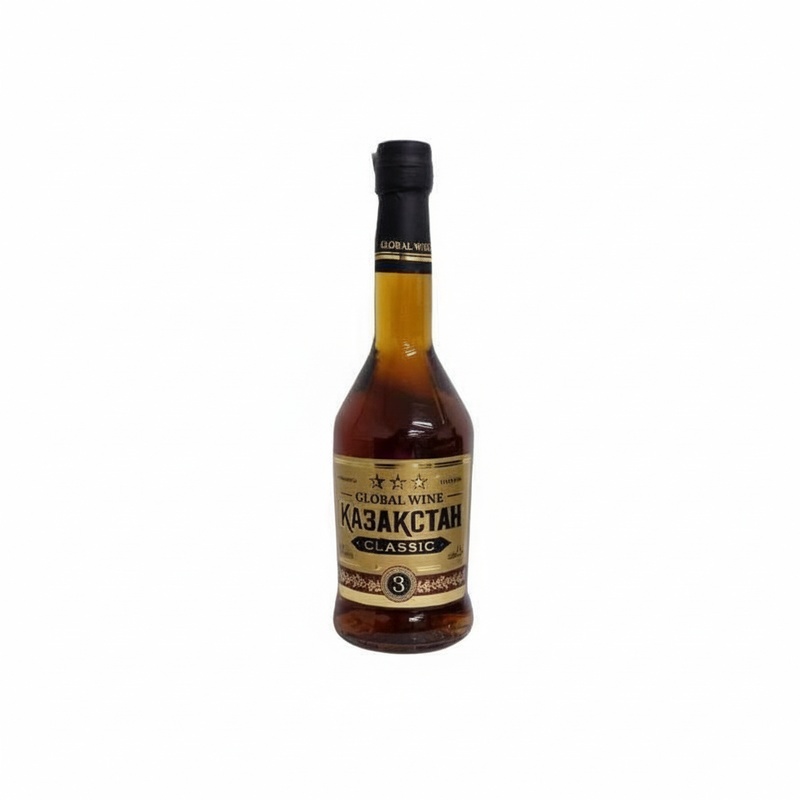 КОНЬЯК GLOBAL WINE ҚАЗАҚСТАН CLASSIC 3 YO 40% 0,75Л