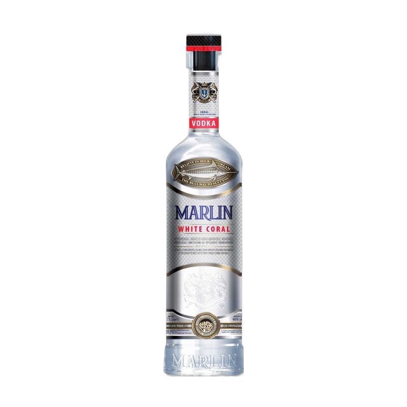 ВОДКА MARLIN WHITE CORAL 40% 0,5Л
