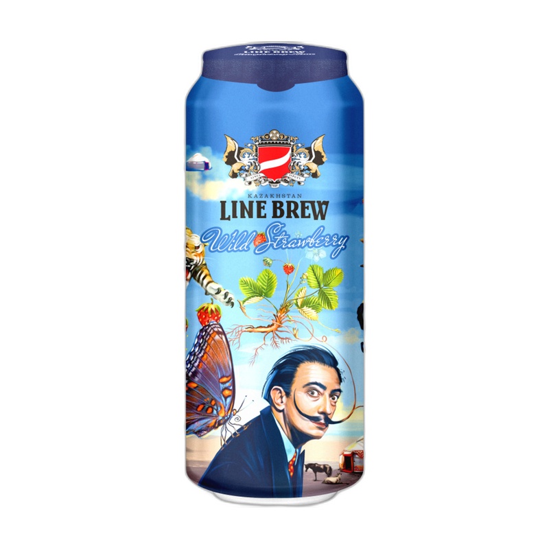 ПИВО LINE BREW WILD STRAWBERRY 4,5% 0,568Л Ж/Б