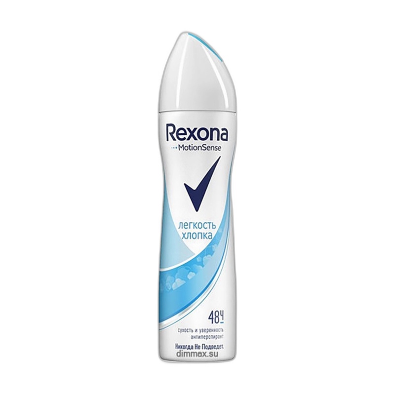 АНТИПЕРСПИРАНТ-СПРЕЙ REXONA WOMEN ЛЁГКОСТЬ ХЛОПКА 150МЛ
