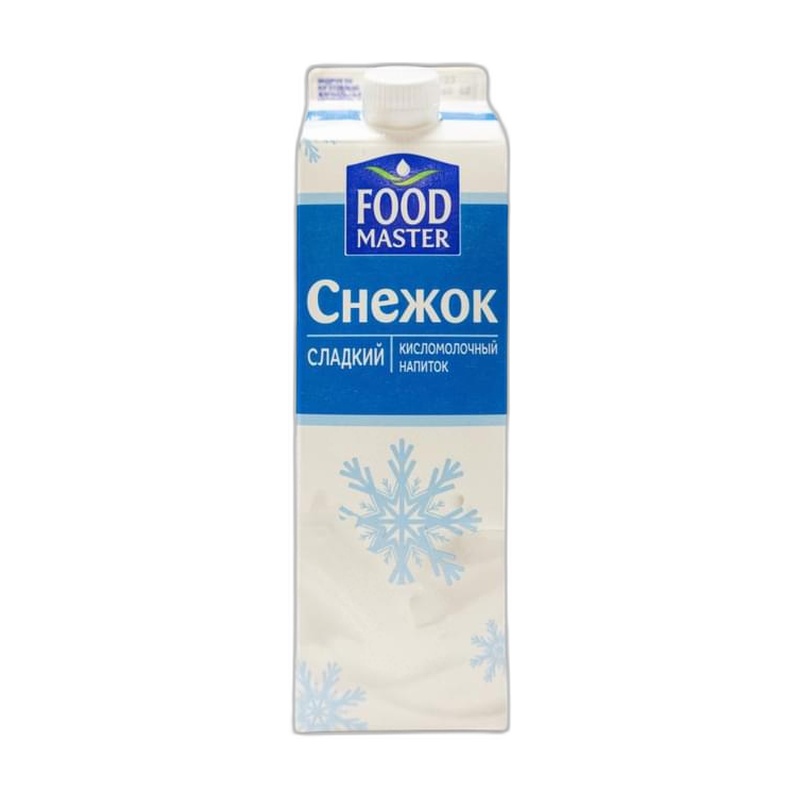 НАПИТОК КИСЛОМОЛОЧНЫЙ СНЕЖОК FOODMASTER 2% 900МЛ Т/П