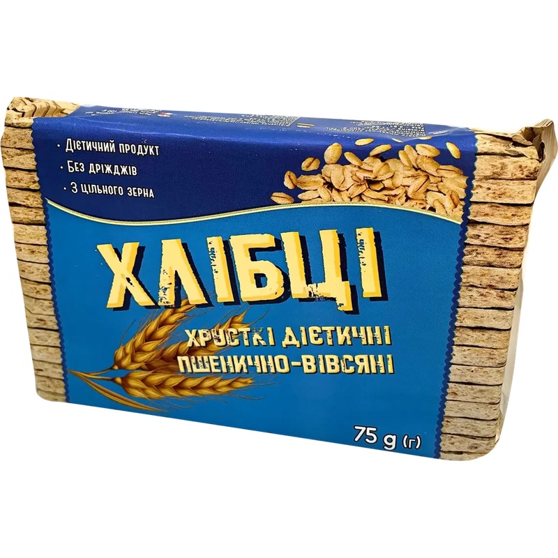 ХЛЕБЦЫ ПШЕНИЧНЫЕ ЗДОРОВО! 75Г