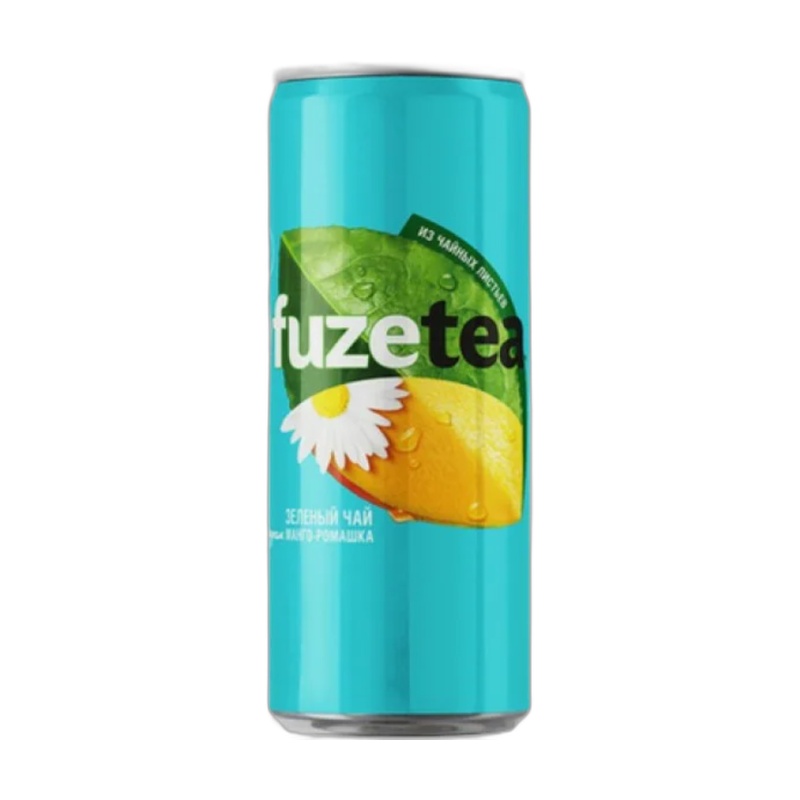 ЧАЙ ХОЛОДНЫЙ FUSE TEA МАНГО РОМАШКА 0,45Л Ж/Б