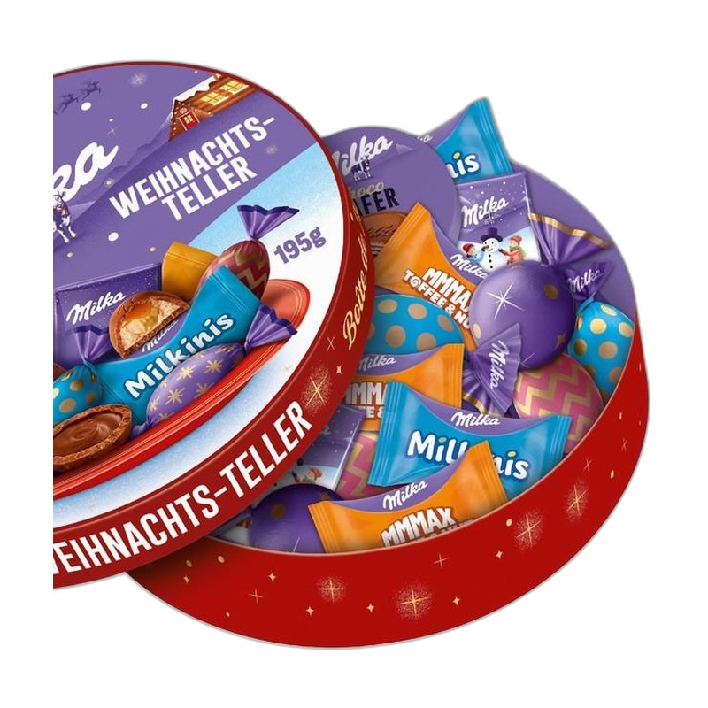 НАБОР ШОКОЛАДНЫЙ НОВОГОДНИЙ MILKA 195Г