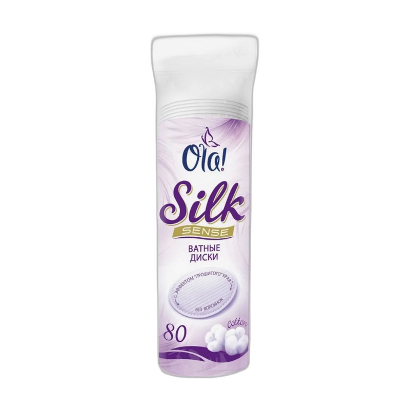 ДИСКИ ВАТНЫЕ OLA SILK SENSE 80ШТ