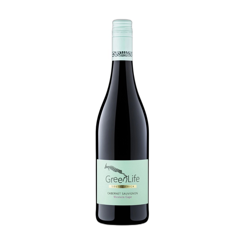 ВИНО GREEN LIFE CABERNET SAUVIGNON КРАСНОЕ ПОЛУСУХОЕ 12,5% 0,75Л ЮАР