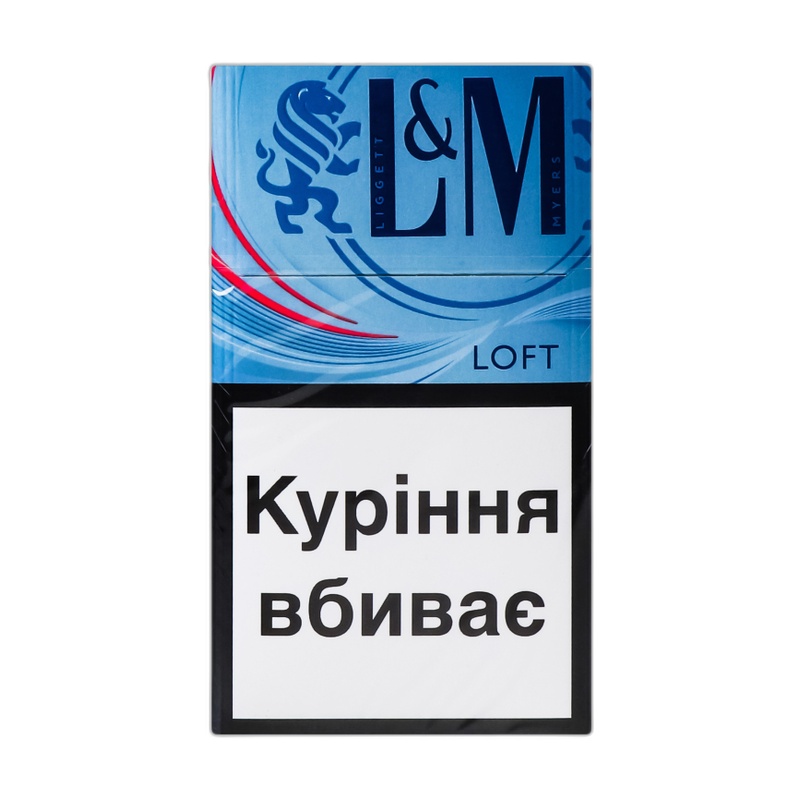 СИГАРЕТЫ L&M LOFT SEA BLUE