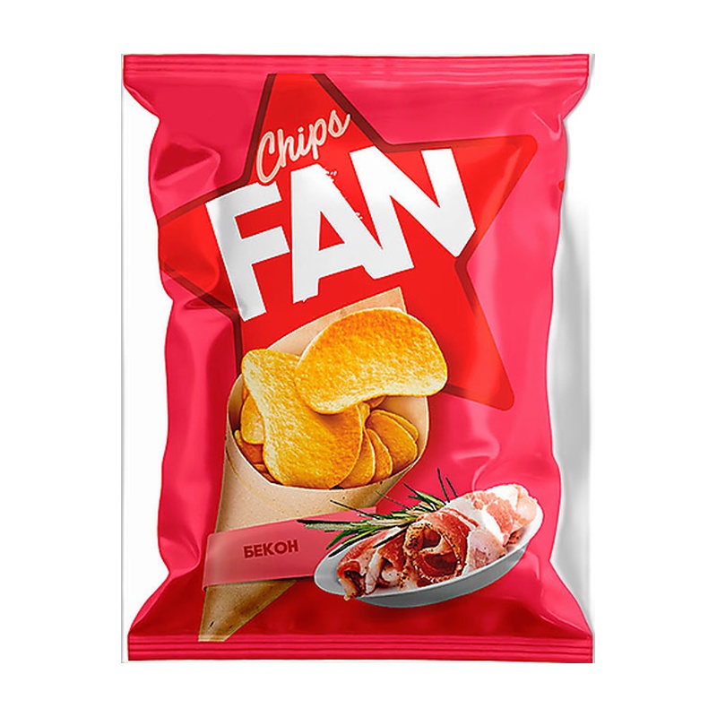 ЧИПСЫ FAN БЕКОН 120Г