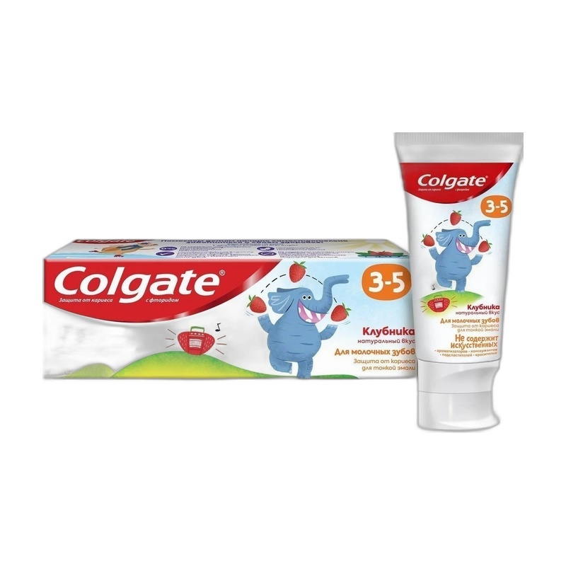 ПАСТА ЗУБНАЯ ДЛЯ ДЕТЕЙ COLGATE КЛУБНИКА 60МЛ
