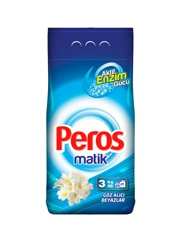 ПОРОШОК ДЛЯ СТИРКИ PEROS ДЛЯ БЕЛОГО БЕЛЬЯ 3КГ
