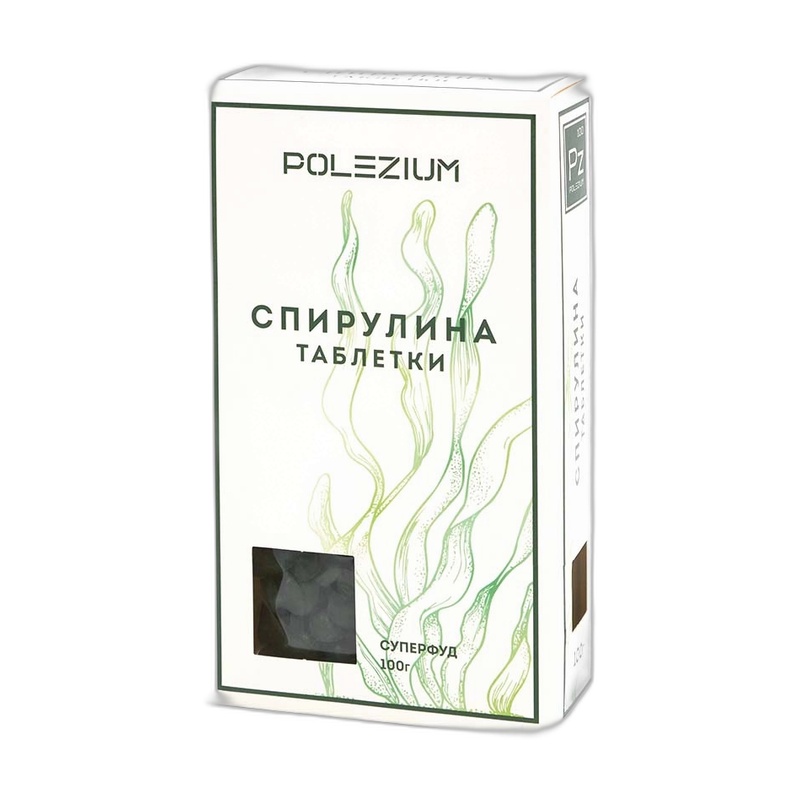 СПИРУЛИНА POLEZIUM ТАБЛЕТКИ 100Г