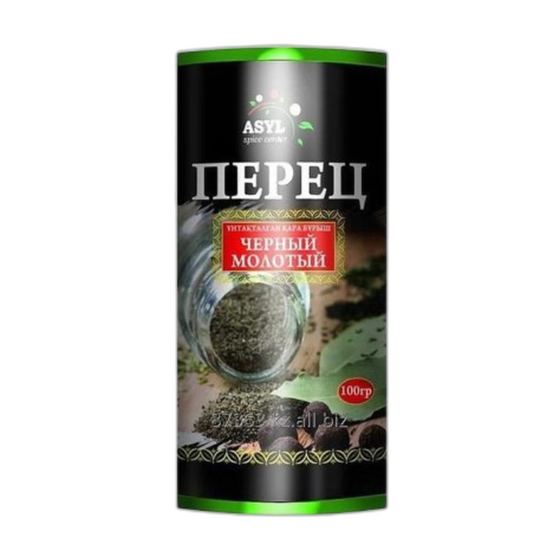 ПЕРЕЦ ЧЕРНЫЙ ASYL МОЛОТЫЙ ИНДИЯ 100Г ТУБА