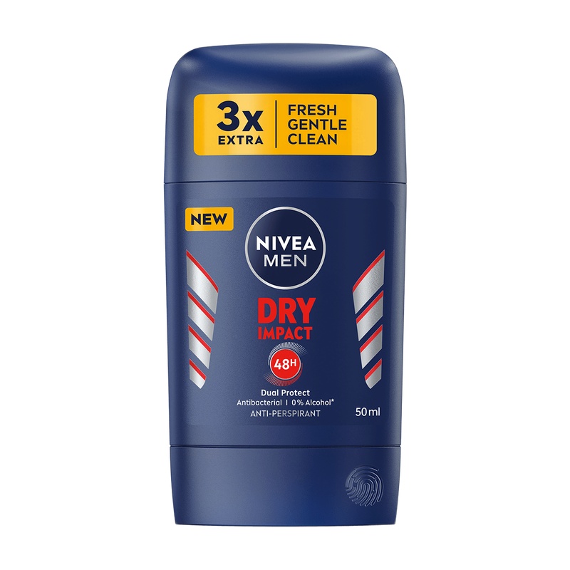 АНТИПЕРСПИРАНТ-СТИК NIVEA MEN DRY IMPACT 50МЛ