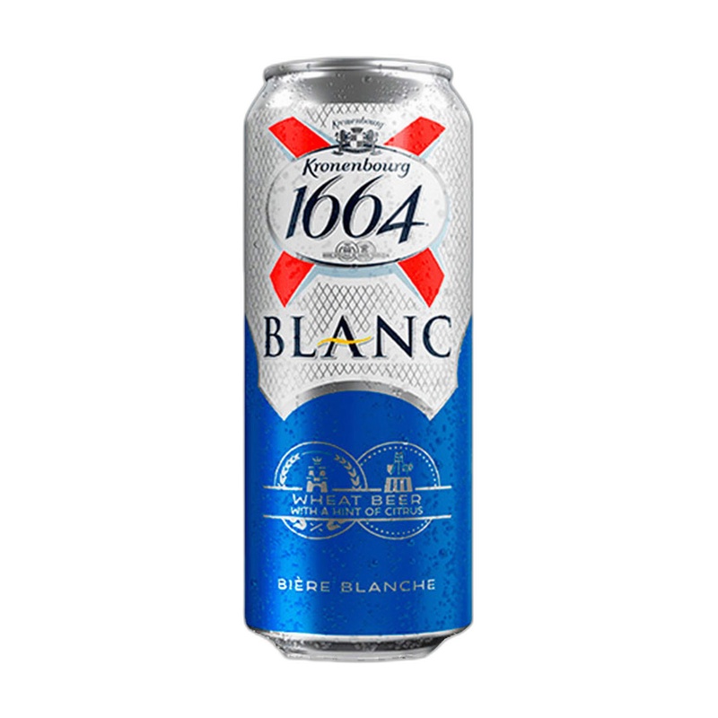 ПИВНОЙ НАПИТОК KRONENBOURG 1664 BLANC 4,3% 0,46Л СТ/Б