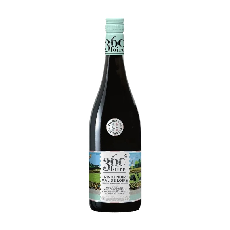 ВИНО 360 PINOT NIOR КРАСНОЕ СУХОЕ 11% 0,75Л ФРАНЦИЯ