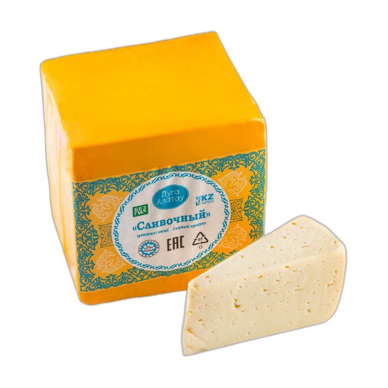 ПРОДУКТ СЫРНЫЙ АЛЬПИЙСКИЕ ЛУГА СЛИВОЧНЫЙ 50% ВЕС СП
