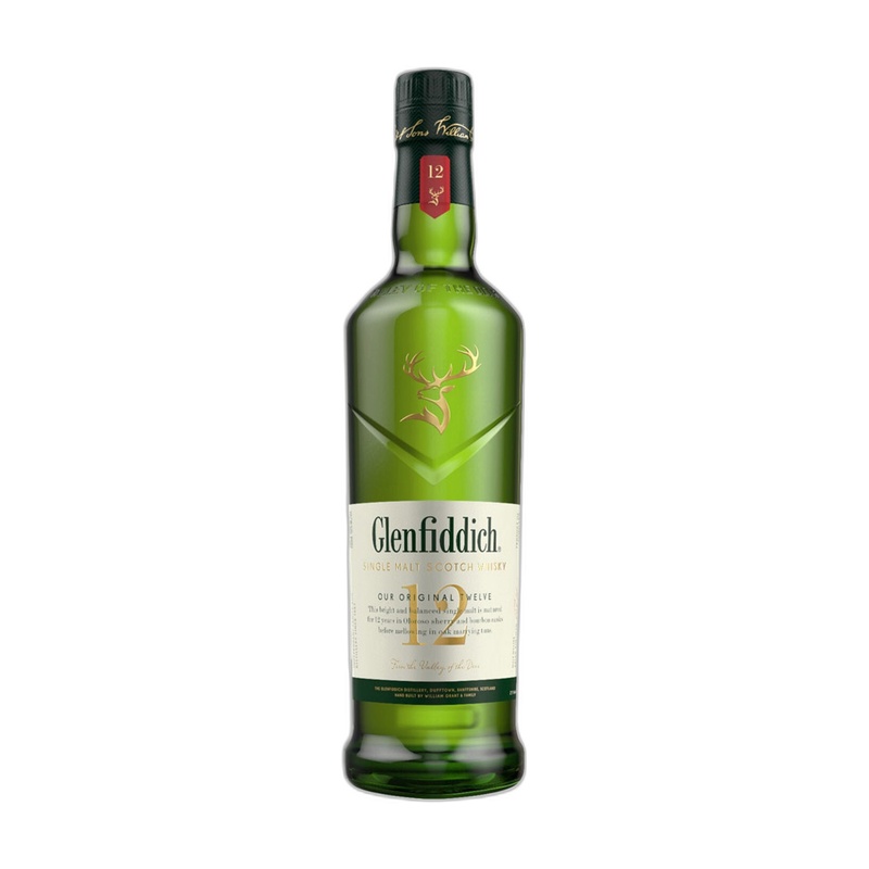 ВИСКИ GLENFIDDICH SINGLE MALT 12 YO 40% 0,5Л BOX