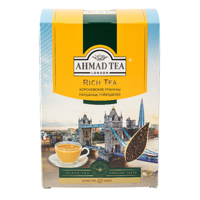 ЧАЙ ЧЕРНЫЙ AHMAD TEA RICH ГРАНУЛИРОВАННЫЙ 200Г