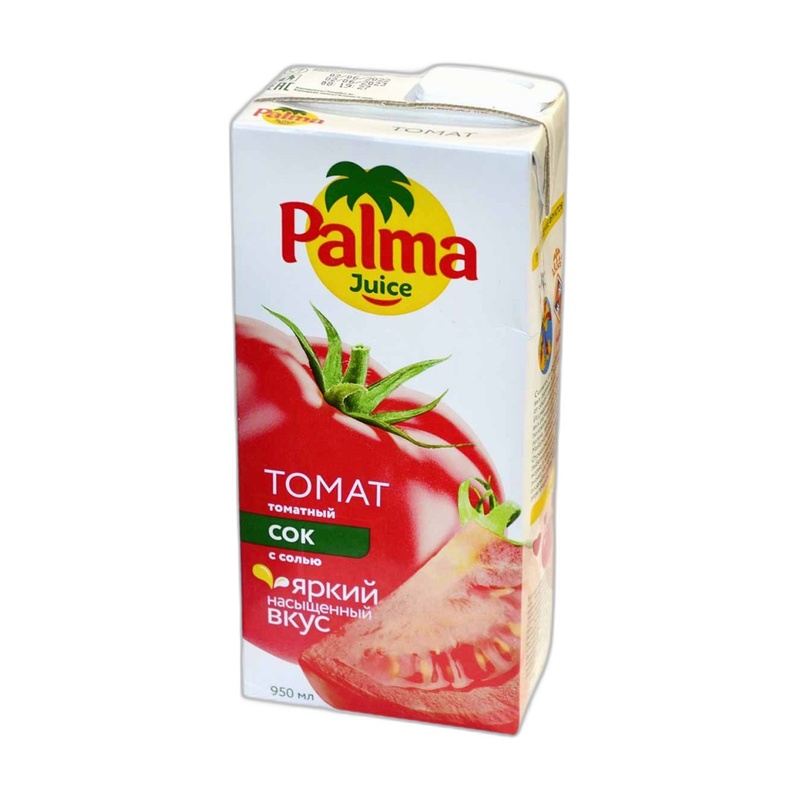 СОК PALMA ТОМАТ 0,95Л Т/П