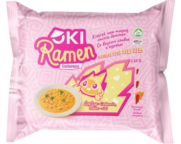 ЛАПША OKI RAMEN CARBONARA CHEESE&CHICKEN 110Г