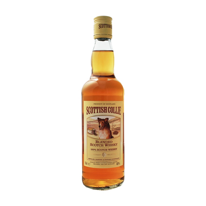 ВИСКИ SCOTTISH COLLIE 3 YO BLEND 40% + GLASSES 0,5Л