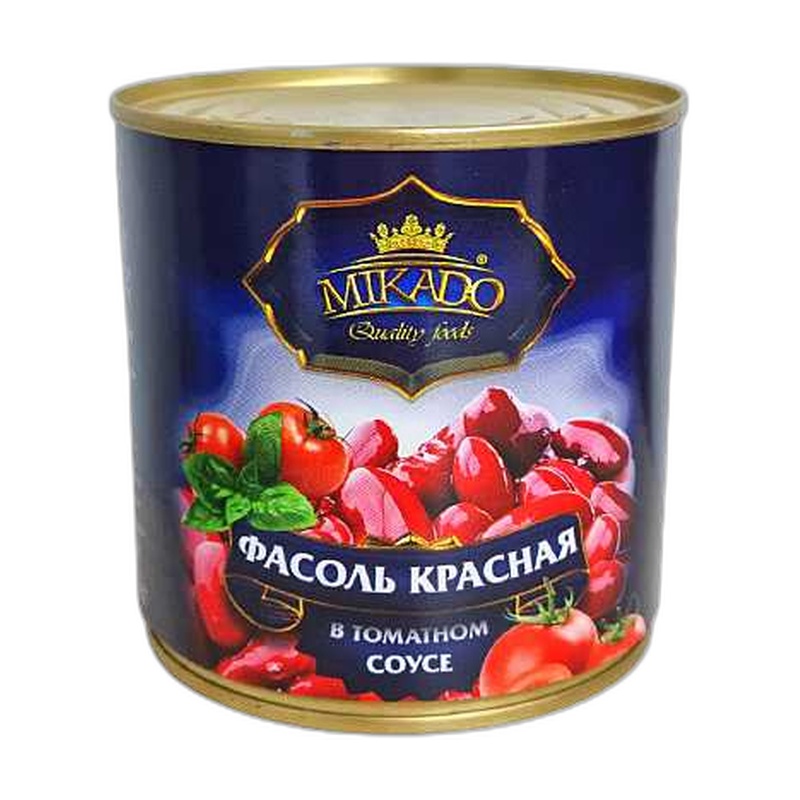 ФАСОЛЬ MIKADO КРАСНАЯ В ТОМАТНОМ СОКУ 425МЛ