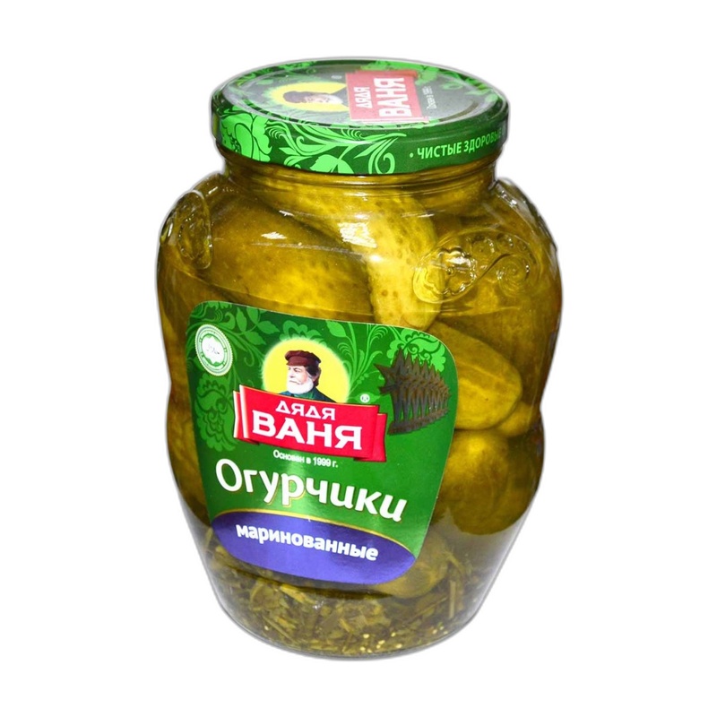 ОГУРЧИКИ ДЯДЯ ВАНЯ МАРИНОВАННЫЕ СЛАБОКИСЛЫЕ 1,8Л