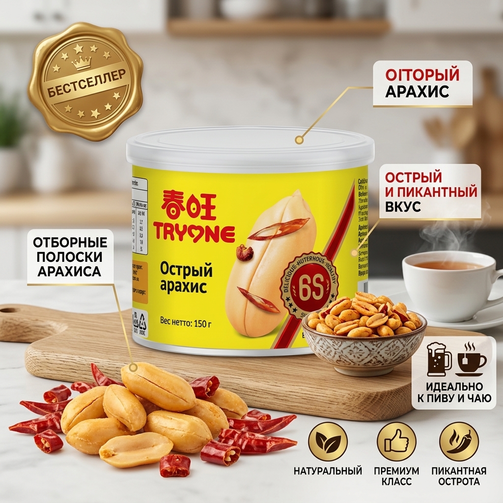 АРАХИС ОСТРЫЙ 150Г