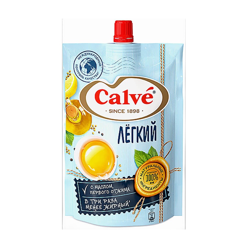 СОУС МАЙОНЕЗНЫЙ CALVE ЛЕГКИЙ 400Г Д/П