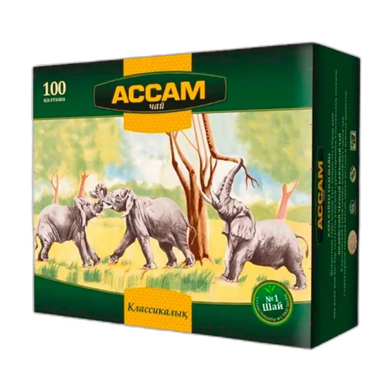 ЧАЙ ЧЕРНЫЙ АССАМ 100 ПАКЕТИКОВ