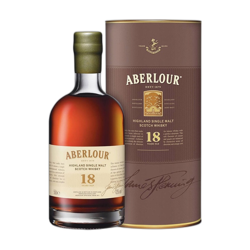 ВИСКИ ABERLOUR 18 YO 43% 0,5Л