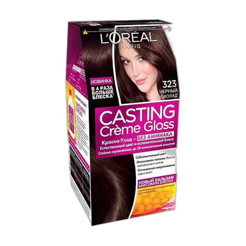 КРАСКА ДЛЯ ВОЛОС CASTING CREME GLOSS 323 ЧЕРНЫЙ ШОКОЛАД