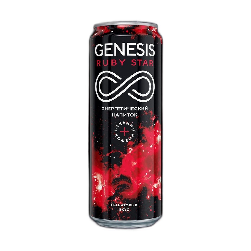 НАПИТОК ЭНЕРГЕТИЧЕСКИЙ GENESIS RUBY STAR 0,45Л Ж/Б