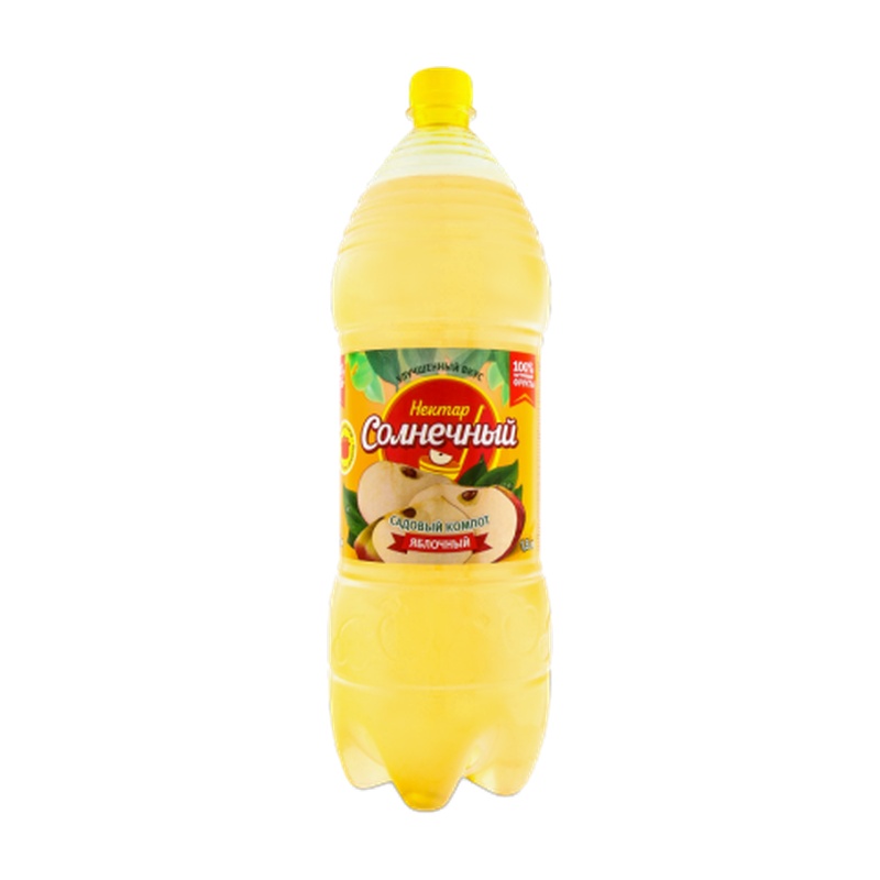 НЕКТАР СОЛНЕЧНЫЙ КОМПОТ ЯБЛОЧНЫЙ 1,8Л ПЭТ